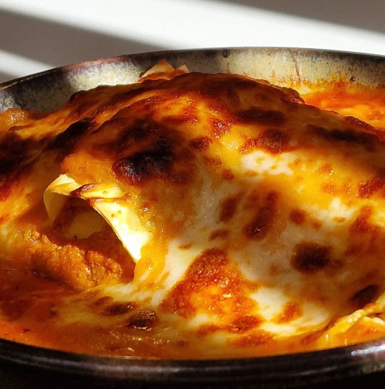 Massa gratinada do Relax Burguer